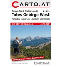 Ski Touring Maps Wander-, Rad- & Schitourenkarte 402a, Totes Gebirge West 1:35.000 Carto.at