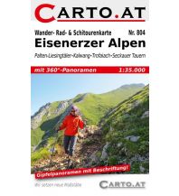 Skitourenkarten Wander-, Rad- & Schitourenkarte 804, Eisenerzer Alpen 1:35.000 Carto.at