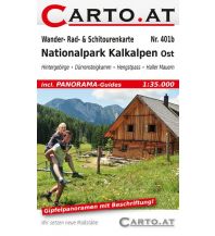 Ski Touring Maps Wander- Rad- & Schitourenkarte 401b, Nationalpark Kalkalpen Ost 1:35.000 Carto.at