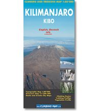 Wanderkarten Afrika Climbing & Trekking Map Kilimanjaro - Kibo 1:80.000 Climbing Map