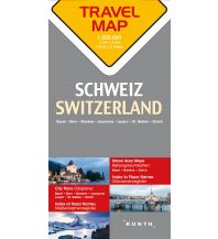 Straßenkarten Reisekarte Schweiz 1:200.000 Wolfgang Kunth GmbH & Co KG