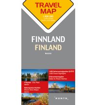 Straßenkarten Finnland Reisekarte Finnland 1:800.000 Wolfgang Kunth GmbH & Co KG