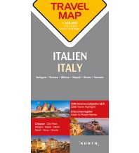 Straßenkarten Reisekarte Italien 1:800.000 Wolfgang Kunth GmbH & Co KG