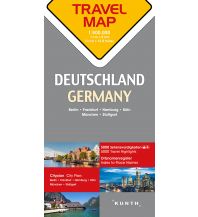 Straßenkarten Reisekarte Deutschland 1:800.000 Wolfgang Kunth GmbH & Co KG