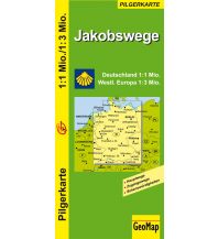 Jakobswege Deutschland und westliches Europa GeoMap Medienagentur