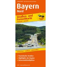 f&b Straßenkarten Bayern Nord, Straßen- und Freizeitkarte 1:200.000 Freytag-Berndt und ARTARIA