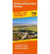f&b Road Maps Niedersachsen West - Bremen, Straßen- und Freizeitkarte 1:200.000 Freytag-Berndt und ARTARIA