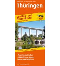 f&b Straßenkarten Thüringen, Straßen- und Freizeitkarte 1:200.000 Freytag-Berndt und ARTARIA