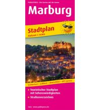 f&b City Maps Marburg, Stadtplan 1:14.000 Freytag-Berndt und ARTARIA