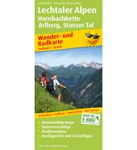 f&b Wanderkarten Wander- und Radkarte 1504, Lechtaler Alpen 1:35.000 Freytag-Berndt und ARTARIA