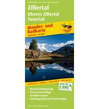f&b Wanderkarten Zillertal, Wander- und Radkarte 1:35.000 Freytag-Berndt und ARTARIA