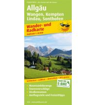 f&b Wanderkarten Allgäu - Wangen, Wander- und Radkarte 1:35.000 Freytag-Berndt und ARTARIA