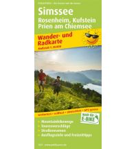 f&b Wanderkarten Simssee, Wander- und Radkarte 1:35.000 Freytag-Berndt und ARTARIA