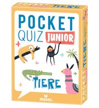 Children's Books and Games Pocket Quiz junior Tiere Moses Verlag