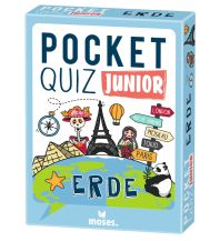 Kinderbücher und Spiele Pocket Quiz junior Erde Moses Verlag
