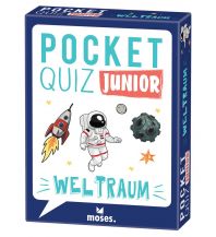Kinderbücher und Spiele Pocket Quiz junior Weltraum moses Verlag