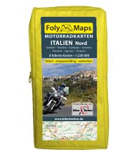 Motorradreisen FolyMaps Motorradkarten Italien Nord Touristik-Verlag Vellmar