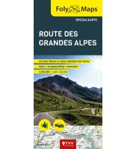 Motorcycling FolyMaps Route des Grandes Alpes Spezialkarte 1:250.000 Touristik-Verlag Vellmar