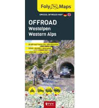 Road Maps Italy FolyMaps OFFROAD Westalpen 1:250.000 Touristik-Verlag Vellmar