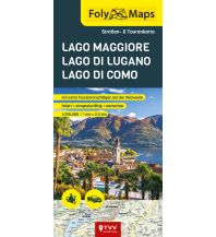 Road Maps Italy FolyMaps Lago Maggiore, Lago di Lugano, Lago di Como 1:250.000 Touristik-Verlag Vellmar