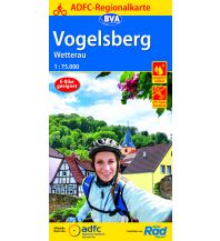 ADFC-Regionalkarte Vogelsberg Wetterau, 1:75.000, reiß- und wetterfest BVA BikeMedia