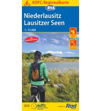ADFC-Regionalkarte Niederlausitz Lausitzer Seen, 1:75.000, reiß- und w BVA BikeMedia