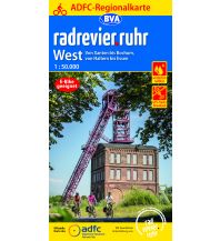 ADFC-Regionalkarte radrevier.ruhr West, 1:50.000, reiß- und wetterfest BVA BikeMedia