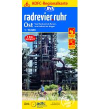ADFC-Regionalkarte radrevier.ruhr Ost, 1:50.000, reiß- und wetterfest, BVA BikeMedia
