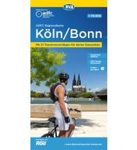 Cycling Maps ADFC-Regionalkarte Köln/Bonn 1:75.000, reiß- und wetterfest, GPS-Tracks Download BVA BikeMedia