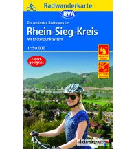 Radkarten Deutschland Radwanderkarte BVA Radwandern im Rhein-Sieg-Kreis 1:50.000 BVA BikeMedia