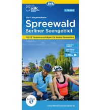 Cycling Maps ADFC Regionalkarte Spreewald /Berliner Seengebiet mit Tourenvorschlägen, 1:75.000, reiß- und wetterfest, GPS-Tracks Download, E-Bike geeignet BVA BikeMedia