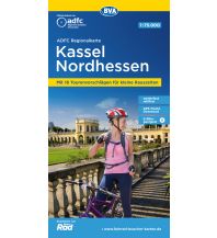 Cycling Maps ADFC-Regionalkarte Kassel Nordhessen, 1:75.000, reiß- und wetterfest, GPS-Tracks Download BVA BikeMedia
