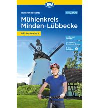 Radkarten Radwanderkarte BVA Radwandern im Mühlenkreis Minden-Lübbecke 1:50.000, reiß- und wetterfest, GPS-Tracks Download BVA BikeMedia
