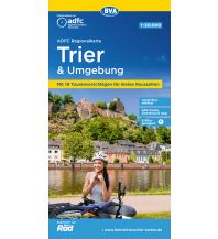 Cycling Maps ADFC-Regionalkarte Trier und Umgebung mit Tagestouren-Vorschlägen, 1:50.000, reiß- und wetterfest, GPS-Tracks Download BVA BikeMedia
