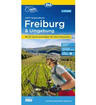 Radsport ADFC-Regionalkarte Freiburg und Umgebung 1:75.000, reiß- und wetterfest, GPS-Tracks Download BVA BikeMedia