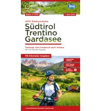 Road Maps Italy ADFC-Radtourenkarte 28, Südtirol, Trentino, Gardasee 1:150.000 BVA BikeMedia