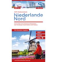 Radkarten ADFC-Radtourenkarte NL 1, Niederlande Nord 1:150.000 BVA BikeMedia