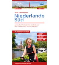 Radkarten ADFC-Radtourenkarte NL 2, Niederlande Süd 1:150.000 BVA BikeMedia