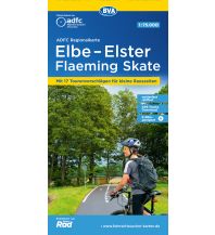 Cycling Maps ADFC-Regionalkarte Elbe-Elster-Spree, 1:75.000, mit Tagestourenvorschlägen, reiß- und wetterfest, E-Bike-geeignet, GPS-Tracks-Download BVA BikeMedia