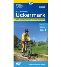 Cycling Maps ADFC-Regionalkarte Uckermark 1:75.000 BVA BikeMedia