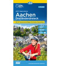Radkarten ADFC-Regionalkarte Aachen /Dreiländereck, 1:75.000, reiß- und wetterfest, GPS-Tracks Download BVA BikeMedia
