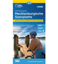 Radkarten ADFC-Regionalkarte Mecklenburgische Seenplatte 1:75.000 BVA BikeMedia