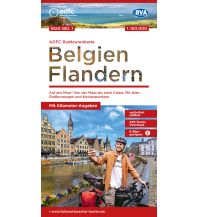 Radkarten ADFC-Radtourenkarte BEL 1, Belgien - Flandern 1:150.000 BVA BikeMedia