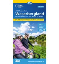 Radkarten ADFC-Regionalkarte Weserbergland 1:75.000 BVA BikeMedia