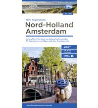 Radkarten ADFC-Regionalkarte Nord-Holland Amsterdam 1:75.000 BVA BikeMedia