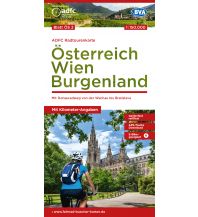 Radkarten ADFC-Radtourenkarte ÖS2, Österreich - Wien, Burgenland 1:150.000 BVA BikeMedia