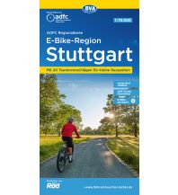 Radkarten ADFC-Regionalkarte E-Bike-Region Stuttgart, 1:75.000, mit Tagestourenvorschlägen, reiß- und wetterfest, GPS-Tracks Download BVA BikeMedia