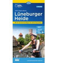 Radkarten ADFC-Regionalkarte Lüneburger Heide, 1:75.000, mit Tagestourenvorschlägen, reiß- und wetterfest, E-Bike-geeignet, GPS-Tracks Download BVA BikeMedia