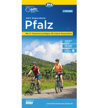 Radkarten ADFC-Regionalkarte Pfalz 1:75.000 BVA BikeMedia