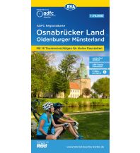Cycling Maps Germany ADFC-Regionalkarte Osnabrücker Land, Oldenburger Münsterland 1:75.000 BVA BikeMedia